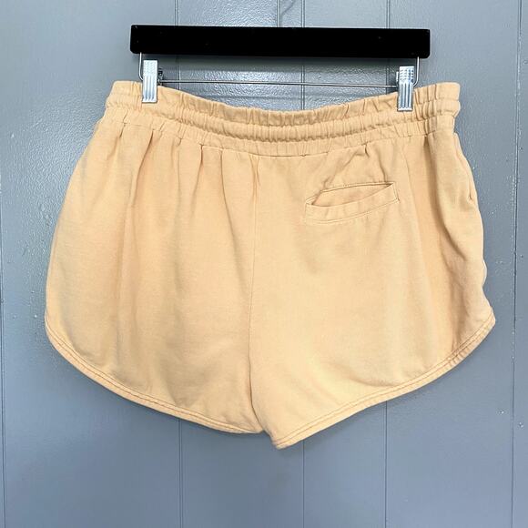 Anthropologie Daily Practice Peach Orange For Love Jersey Knit Shorts S - Picture 4 of 9